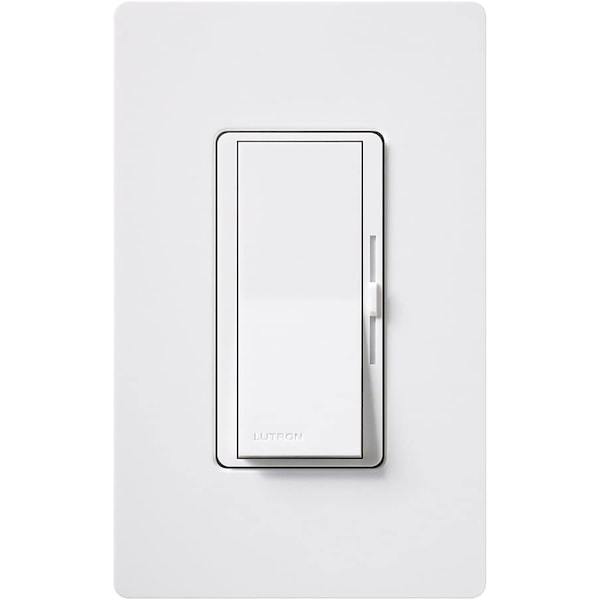 Lutron Diva White 150 W 3-Way Dimmer Switch 1 pk